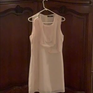 Beautiful cream chiffon dress never worn